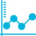 Decorative chart icon